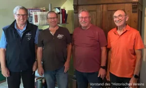 Vorstandsmitglieder des historischen Vereins Gresaubach 2026